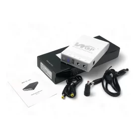 WGP MINI UPS FOR WI-FI ROUTER 5V+9V+12V, 1A (10400mAH) #WGP103A-5912 (BLACK/WHITE ORIGINAL) - Image 3