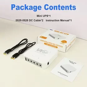 WGP MINI UPS FOR WI-FI ROUTER 5V+9V+12V+12V+19V (13200mAH)# UPS203 - Image 5