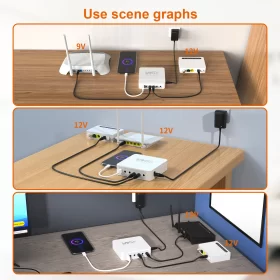 WGP MINI UPS FOR WI-FI ROUTER 5V+9V+12V+12V+19V (13200mAH)# UPS203 - Image 6