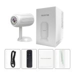 Super View TS-6 Mini Projector 4K Ultra HD | Android Smart Projector with HDMI, USB, Bluetooth & WiFi - Image 3