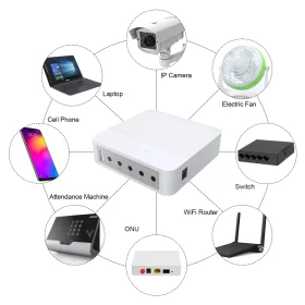 WGP MINI UPS FOR WI-FI ROUTER 5V+9V+12V+12V+19V (13200mAH)# UPS203 - Image 3