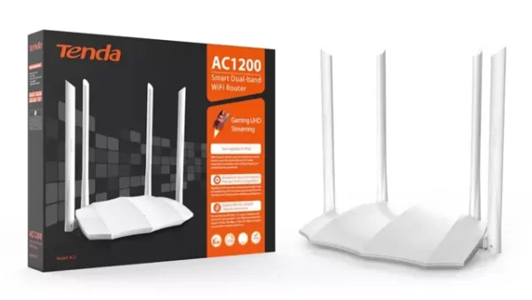Tenda AC5 AC1200 Mbps Ethernet Dual-Band Wi-Fi Router
