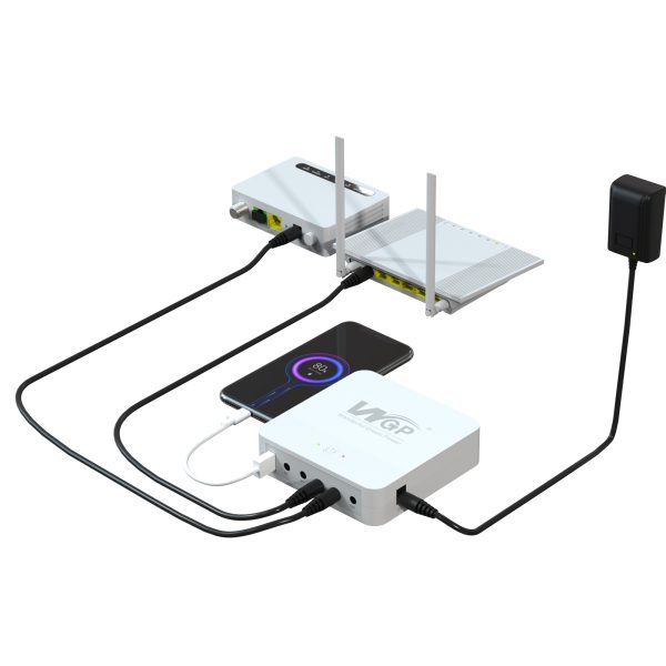 WGP MINI UPS FOR WI-FI ROUTER 5V+9V+12V+12V+19V (13200mAH)# UPS203