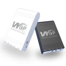WGP MINI UPS FOR WI-FI ROUTER 5V+9V+12V, 1A (10400mAH) #WGP103A-5912 (BLACK/WHITE ORIGINAL)