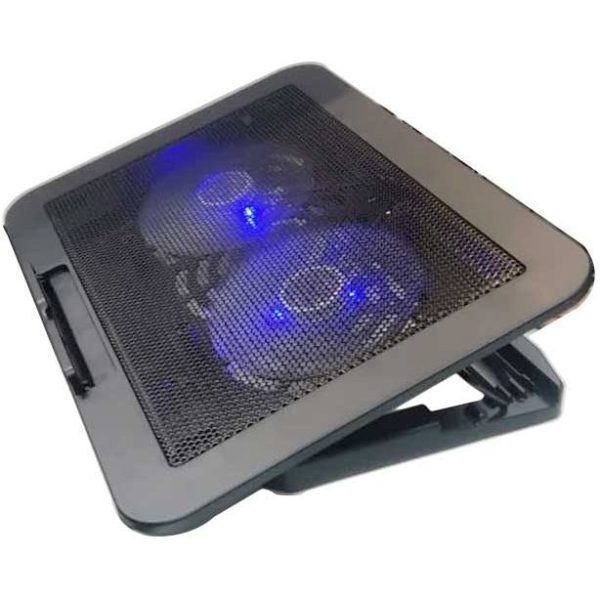 MIKUSO LAPTOP COOLING FAN MODEL: NCP-212 (140MM*2FAN) ADJUSTABLE ANGLE STAND
