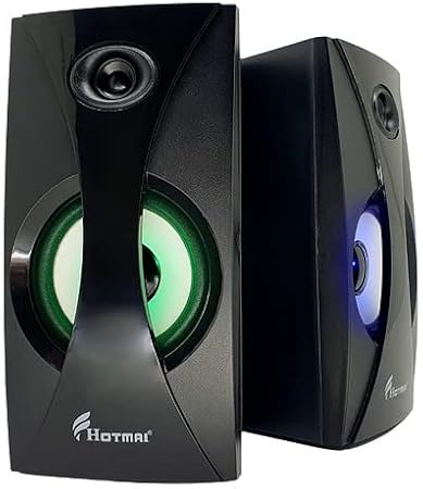 HOTMAI USB MINI 2.0 SPEAKER MODEL: HT-556 WITH LED LIGHT