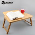 Natural Bamboo Laptop Table for Bed | Adjustable Cooling Fan | Portable Wooden Laptop Stand – Model L-10 - Image 11