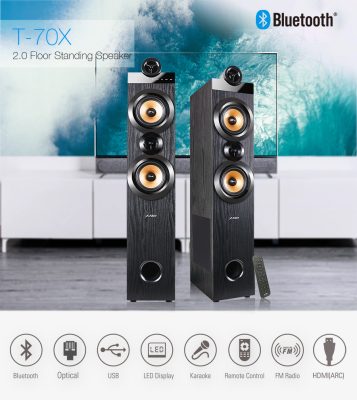 F&D T-70X Bluetooth Tower Speaker - Image 5