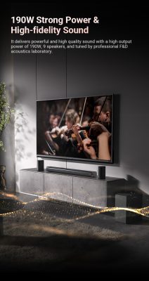 F&D HT-500DA 5.1 Channel Bluetooth Soundbar with Wireless Subwoofer - Image 8