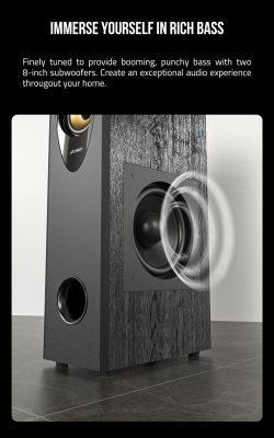 F&D T-60X Pro 2:0 Bluetooth Tower Home Theater Speaker - Image 9