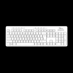 PC Power 602 Wired Keyboard White Bangla - Image 2