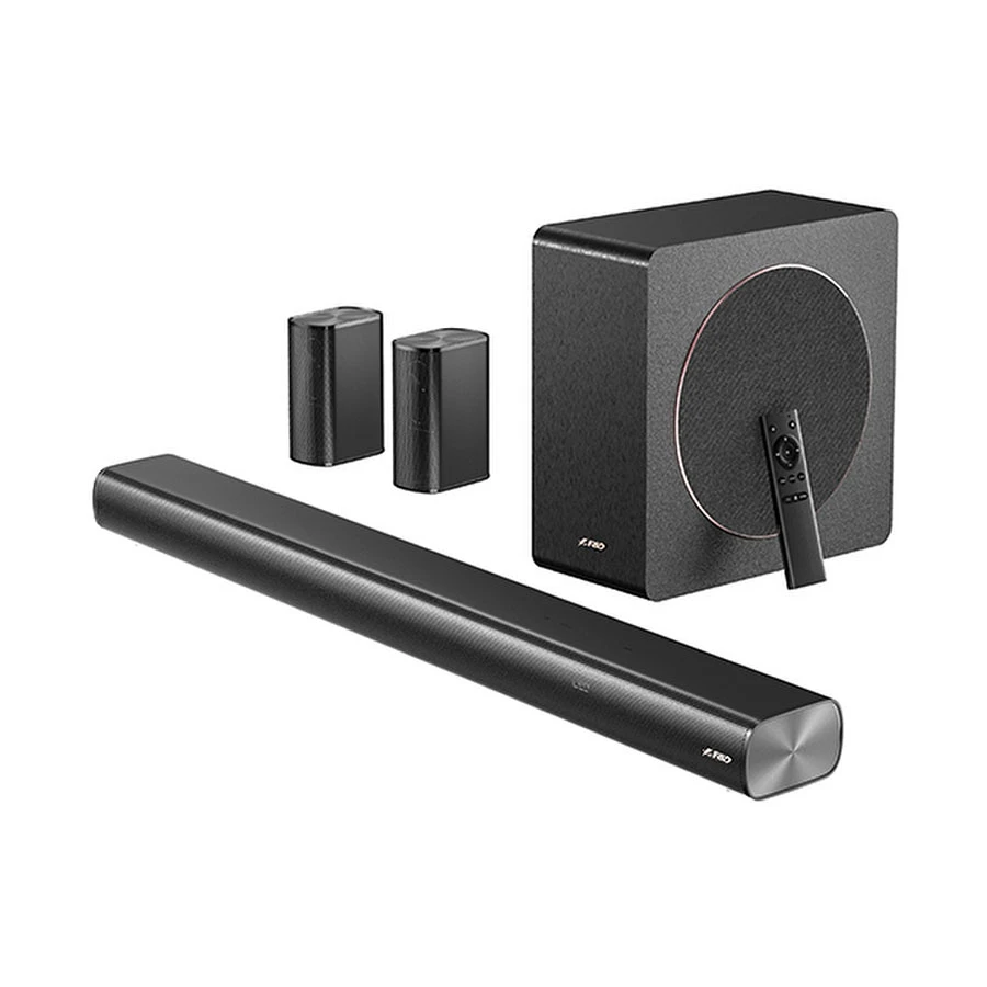 fd-ht-500da-51-channel-bluetooth-soundbar-with-11728553217 F&D HT-500DA 5.1 Channel Bluetooth Soundbar with Wireless Subwoofer - Image 1
