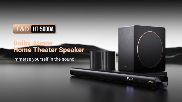 F&D HT-500DA 5.1 Channel Bluetooth Soundbar with Wireless Subwoofer - Image 6
