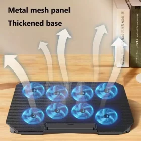 Mikuso Laptop Stand Cooling Fans Pad NCP-213 - Image 2