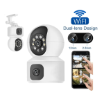 Dual Lens V380 Pro Dual Lens Home 2MP Wifi Doll Camera - Image 3