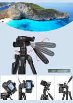 Jmary KP-2294 Professional Over Head Camera Tripod - Image 2