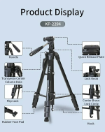 Jmary KP-2294 Professional Over Head Camera Tripod - Image 5