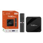 TX80 Pro 8K Ultra HD Android 15 Smart Set Top Streaming Box