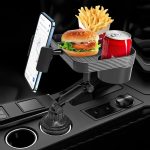 3 in 1 Multi Car Cup Holder with Dining Table and Phone Holder (QY53) - Image 3