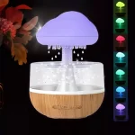 Rain Cloud Humidifier Water Drip, Mushroom Humidifier Waterfall Lamp - Image 2