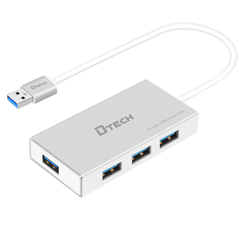 1757931487567 DTECH USB HUB 3.0 4PORT DT-3308 CABLE 0.25M - Image 1