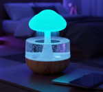 Rain Cloud Humidifier Water Drip, Mushroom Humidifier Waterfall Lamp