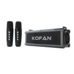 Cross-border Kofan KF19 Bluetooth speaker karaoke song artifact recording song practice song singing singing Bluetooth speaker Audio +2 microphone