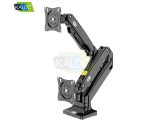 Kaloc DS110-2 17-33 Inch Dual Monitor Arm Gas-Strut Flexi Desk Mount Stand - Image 2