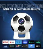 F20 Football Shape 4K Smart Projector Android 13