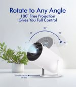 HY300 Home Theatre WiFi Bluetooth portable Projector - Image 3